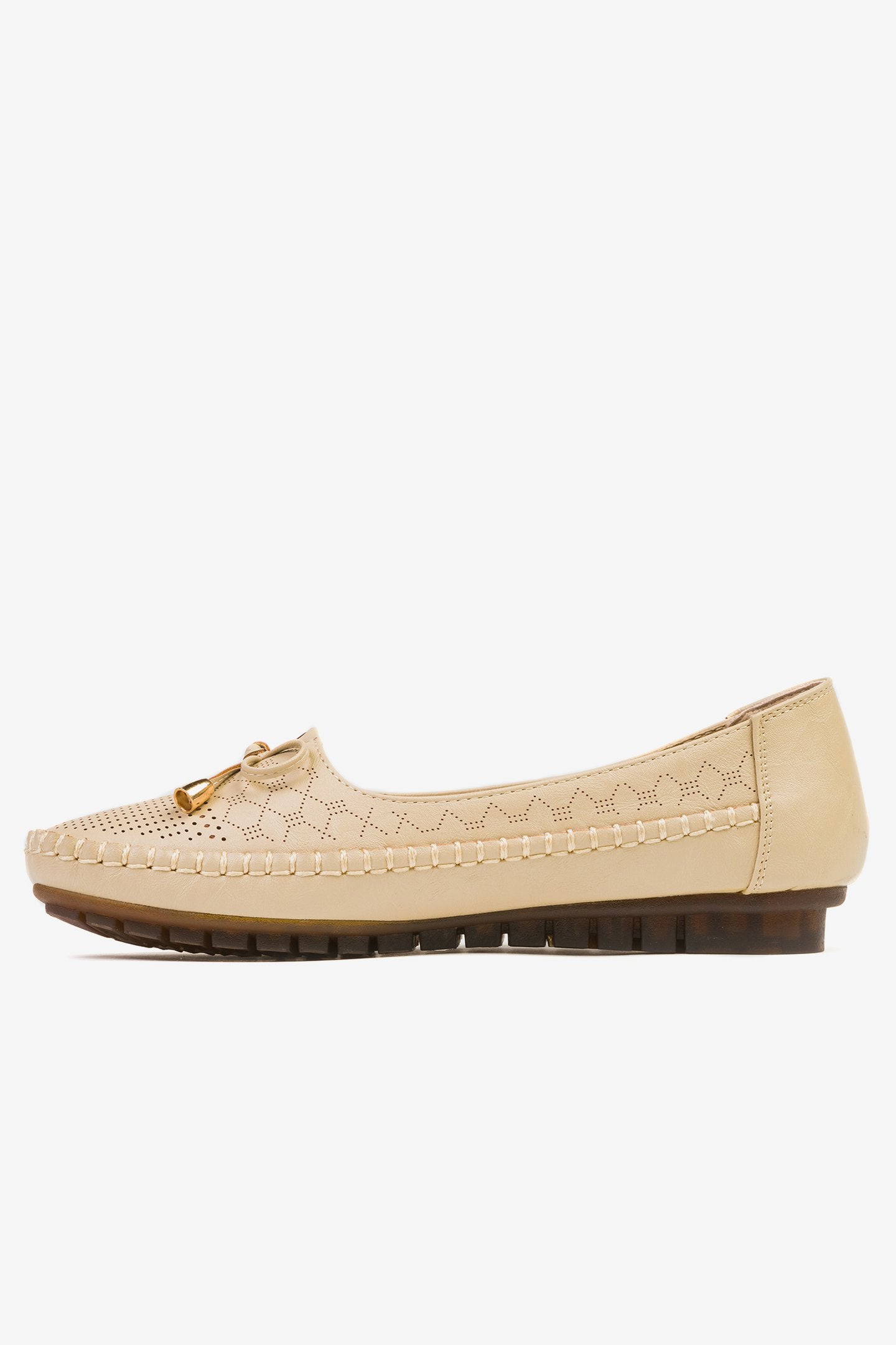 Ballerina Mujer Beige Maru Chancleta Chancleta
